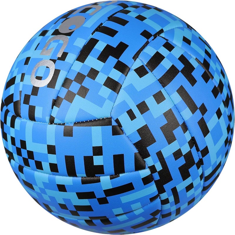 PECOGO Volleyball Size 5 PU Leather Soft Indoor Outdoor Volleyballs Sports Training Game Play Ball for Beginner, Teenager, Adult, 8.2 - Image 3